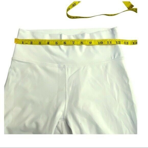 FABLETICS Cashel Foldover PureLuxe Legging Small White Sheer Legs - Picture 8 of 12